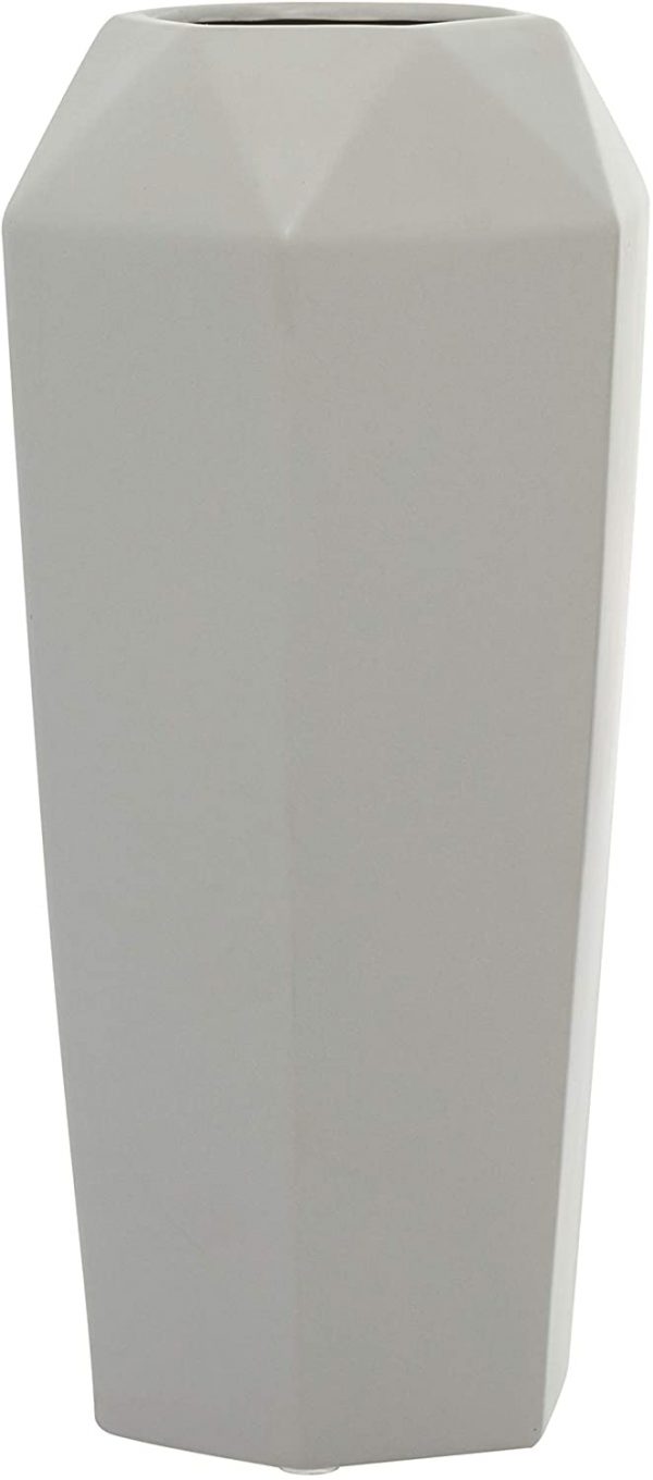 Diamond-Shaped Ceramic Vase - Image 3