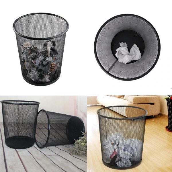 Metal Mesh Wastebasket - Image 3