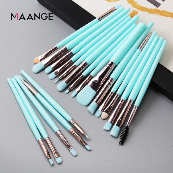 20pcs Fluorescent Makeup Brush - Image 4