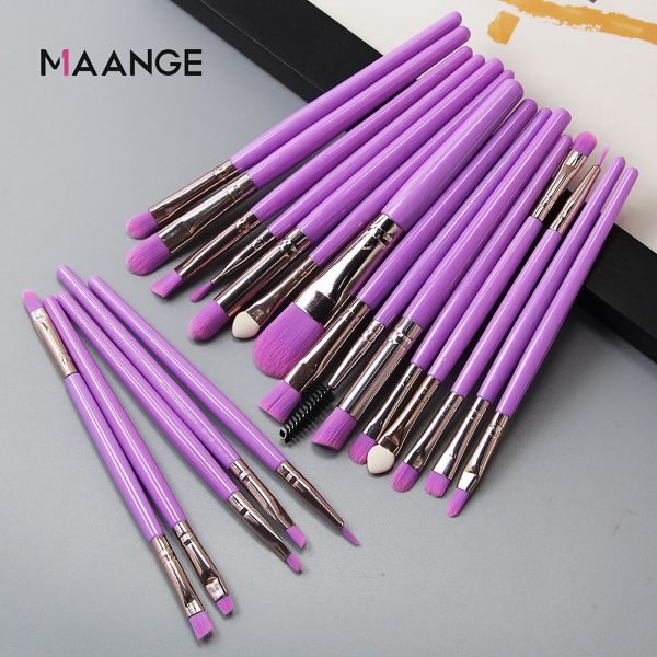 20pcs Fluorescent Makeup Brush - Image 5