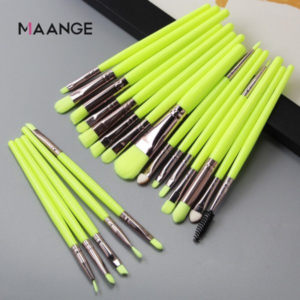 20pcs Fluorescent Makeup Brush - Image 3